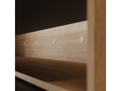 Murphy bed SMARTBett 140x200 Horizontal(M2 55cm depth) Kaiserberg  Oak /Anthracite