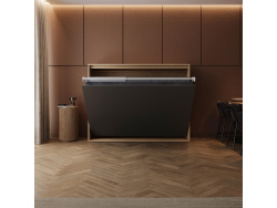 Murphy bed SMARTBett 140x200 Horizontal(M2 55cm depth) Kaiserberg  Oak /Anthracite