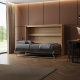 Murphy bed SMARTBett 140x200 Horizontal(M2 55cm depth) Kaiserberg  Oak /Anthracite