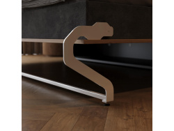 Murphy bed M2 (55cm depth) 140x200 Horizontal Anthracite/Wild oak