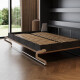 Murphy bed M2 (55cm depth) 140x200 Horizontal Anthracite/Wild oak