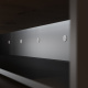 Murphy bed M2 (55cm depth) 140x200 Horizontal Anthracite/Wild oak
