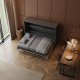 Murphy bed M2 (55cm depth) 140x200 Horizontal Anthracite/Wild oak