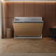 Murphy bed 140x200 horizontal (M2 55cm depth) White/White without lighting Without upholstery frame