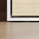 Murphy bed 140x200 horizontal (M2 55cm depth) White/White without lighting Without upholstery frame