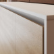 SMARTBett wall bed M2 Horizontal 100x200 with upholstered frame