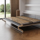 Murphy bed 140x200 horizontal (M2 55cm depth) White/Pearl Grey