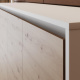 Murphy bed 140x200 horizontal (M2 55cm depth) White/Wild Oak