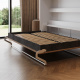 Murphy bed 140x200 horizontal (M2 55cm depth) White/Wild Oak