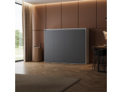 SMARTBett wall bed M2 Horizontal 100x200 with upholstered...