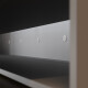 Murphy bed SMARTBett  140x200 Horizontal (M2 55cm depth) Pearl Grey/Anthracite without upholstered frame without lighting