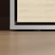 Schrankbett SMARTBett  140x200 Horizontal (M2 55cm Tiefe) Perlgrau/Kaiser Eiche