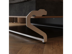 Murphy bed SMARTBett  140x200 Horizontal (M2 55cm depth) Pearl Grey/Wild Oak