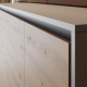 Murphy bed SMARTBett  140x200 Horizontal (M2 55cm depth) Pearl Grey/Wild Oak