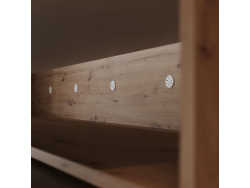 Murphy bed SMARTBett 140x200 Horizontal(M2 55cm depth) Wild Oak/White