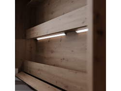 Murphy bed SMARTBett 140x200 Horizontal(M2 55cm depth) Wild Oak/White