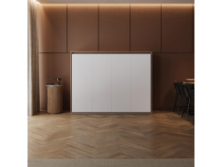 Murphy bed SMARTBett 140x200 Horizontal(M2 55cm depth) Wild Oak/White