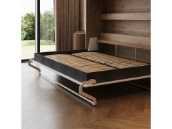 Murphy bed SMARTBett 140x200 Horizontal(M2 55cm depth) Wild Oak/White