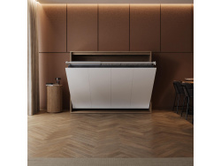 Murphy bed SMARTBett 140x200 Horizontal(M2 55cm depth) Wild Oak/White