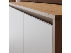 Murphy bed SMARTBett 140x200 Horizontal(M2 55cm depth) Wild Oak/White