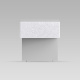 SMARTBett HANGING NIGHTSTAND.( 40cm depth) Pearl grey/White Fabric.