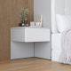 SMARTBett HANGING NIGHTSTAND.( 40cm depth) Pearl grey/White Fabric.