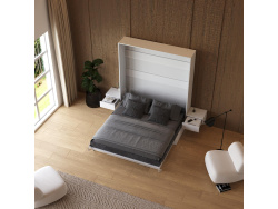 SMARTBett HANGING NIGHTSTAND.( 40cm depth) White / White Fabric.