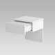 SMARTBett HANGING NIGHTSTAND.( 40cm depth) White / White Fabric.
