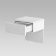 SMARTBett HANGING NIGHTSTAND.( 40cm depth) White / White Fabric.