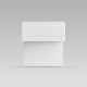 SMARTBett HANGING NIGHTSTAND.( 40cm depth) White / White Fabric.