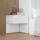 SMARTBett HANGING NIGHTSTAND.( 40cm depth) White / White Fabric.