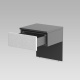 SMARTBett HANGING NIGHTSTAND.( 40cm depth) Anthracite / White Fabric.