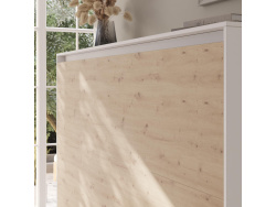 SMARTBett Murphy bed Classic 140x200 Horizontal Wild oak