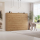 SMARTBett Murphy bed Classic 140x200 Horizontal Wild oak