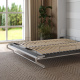 Schrankbett M1(40 cm Tiefe) 140x200 Vertikal Weiss/Weiss