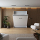 Murphy bed M1(40 cm depth) 140x200 Vertical White/White Without upholstered frame 140x200cm