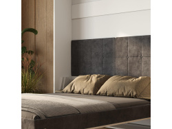 Rückenteil gepolstert für SMARTBett Schrankbett M1 140x200 - 2x77cm  Anthrazit
