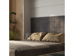 Rückenteil gepolstert für SMARTBett Schrankbett M1 140x200 - 2x77cm  Anthrazit