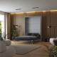 Murphy bed M1(40 cm depth) 140x200 Vertical Pearl Grey