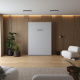 Murphy bed M1(40 cm depth) 140x200 Vertical Pearl Grey