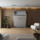 Murphy bed M1(40 cm depth) 140x200 Vertical Pearl Grey