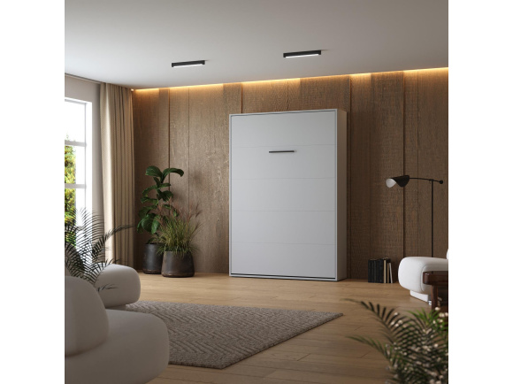 Murphy bed M1(40 cm depth) 140x200 Vertical Pearl Grey Without upholstered frame 140x200cm