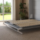 Murphy bed M1(40 cm depth) 140x200 Vertical Pearl Grey Without upholstered frame 140x200cm