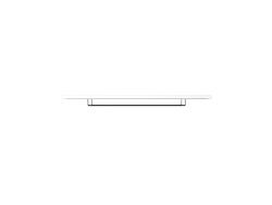 Sofa tray for armrest 26 cm White