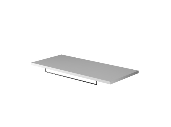 Sofa tray for armrest 26 cm pearl gray