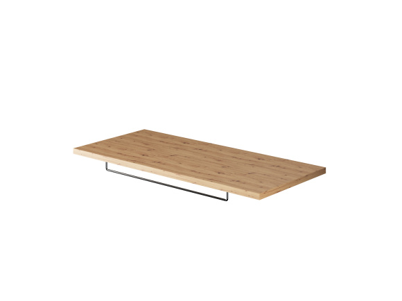 Sofatablett zur Armlehne 26 cm Wildeiche
