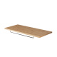 Sofatablett zur Armlehne 26 cm Wildeiche