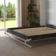 Murphy bed M1(40 cm depth) 140x200 Vertical White/Kaiserberg Oak