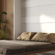 Murphy bed M1(40 cm depth) 140x200 Vertical White/Kaiserberg Oak