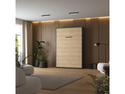 Schrankbett M1(40 cm Tiefe) 140x200 Vertikal...